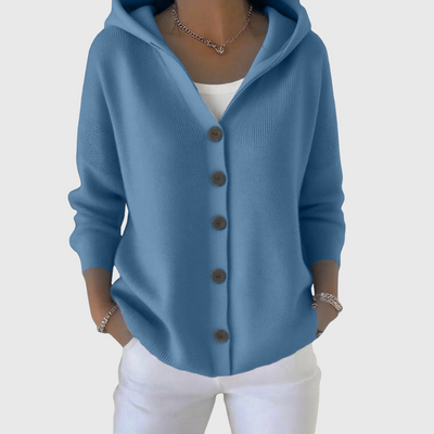 Leya | Soft Knit Cardigan with Hood