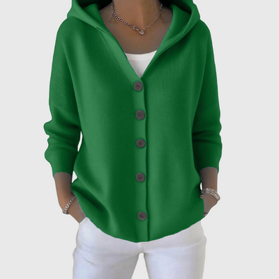 Leya | Soft Knit Cardigan with Hood