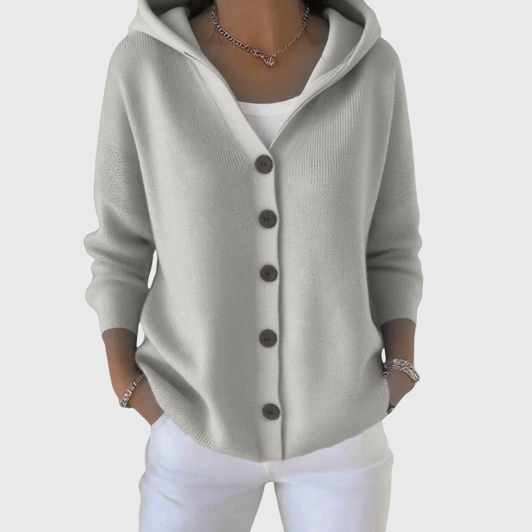Leya | Soft Knit Cardigan with Hood