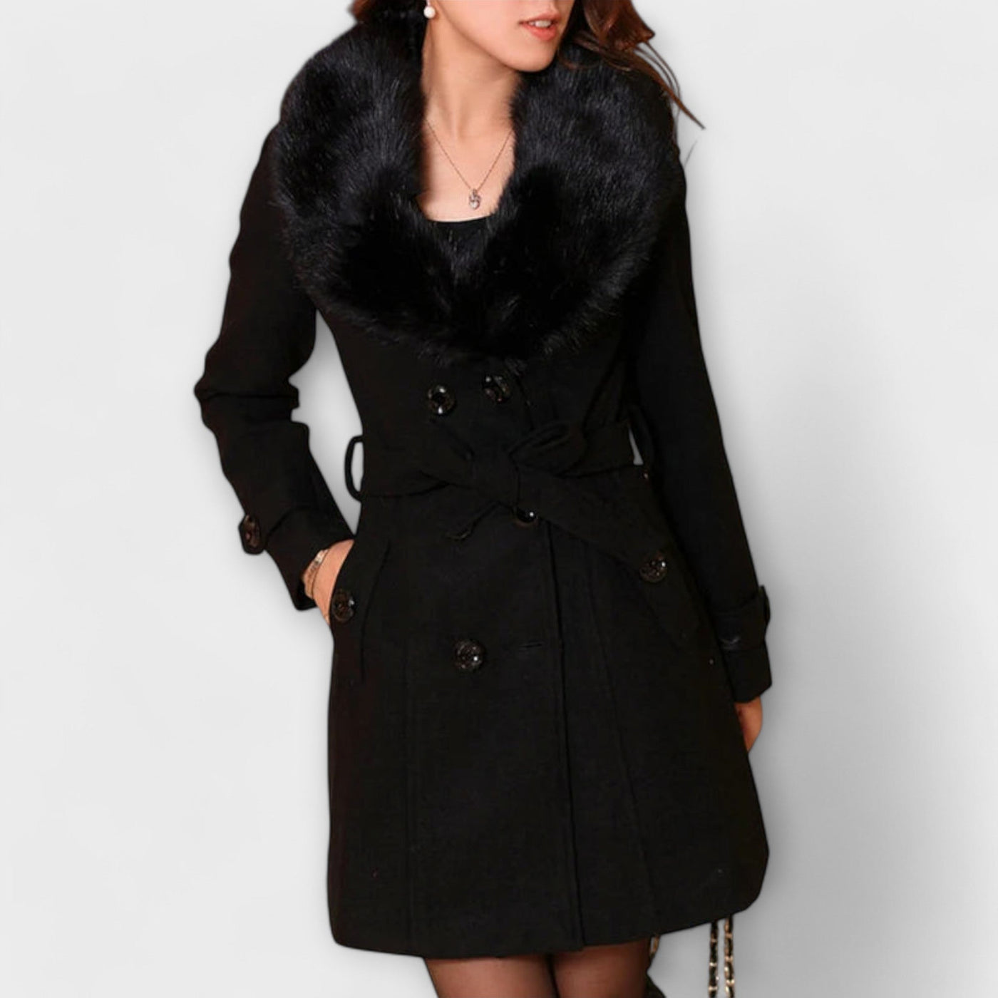 Nadine | Warm Winter Coat – Elegant Women’s Jacket