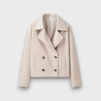 Pinalle | Short Coat With Notched Collar