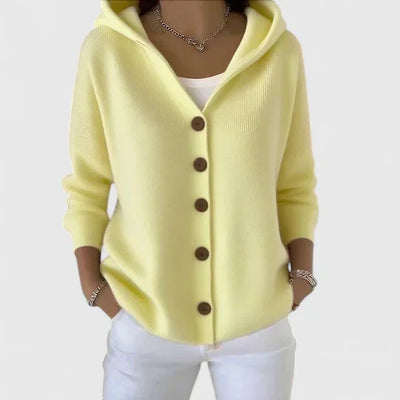 Leya | Soft Knit Cardigan with Hood