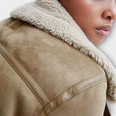 Aurora | Aviator Shearling Jacket