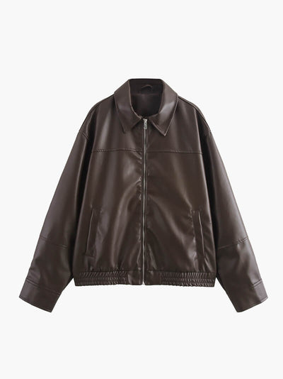 Lilli | Synthetic Leather Jacket