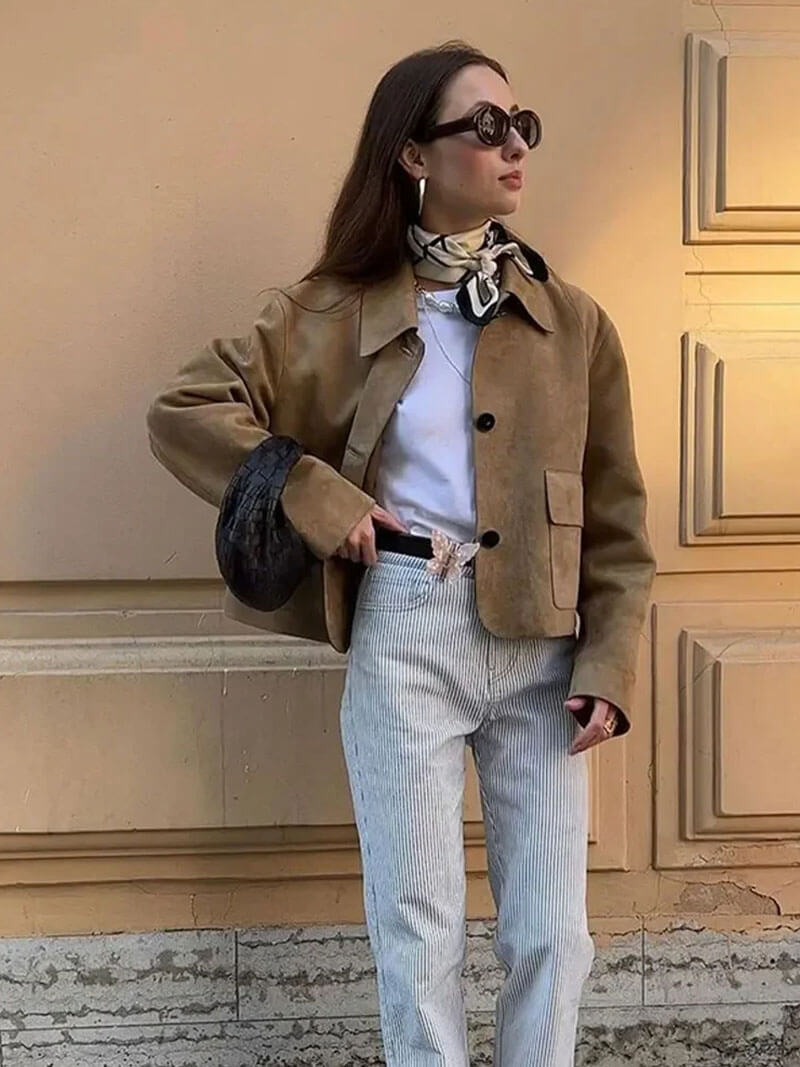 Marissa | Faux Suede Jacket