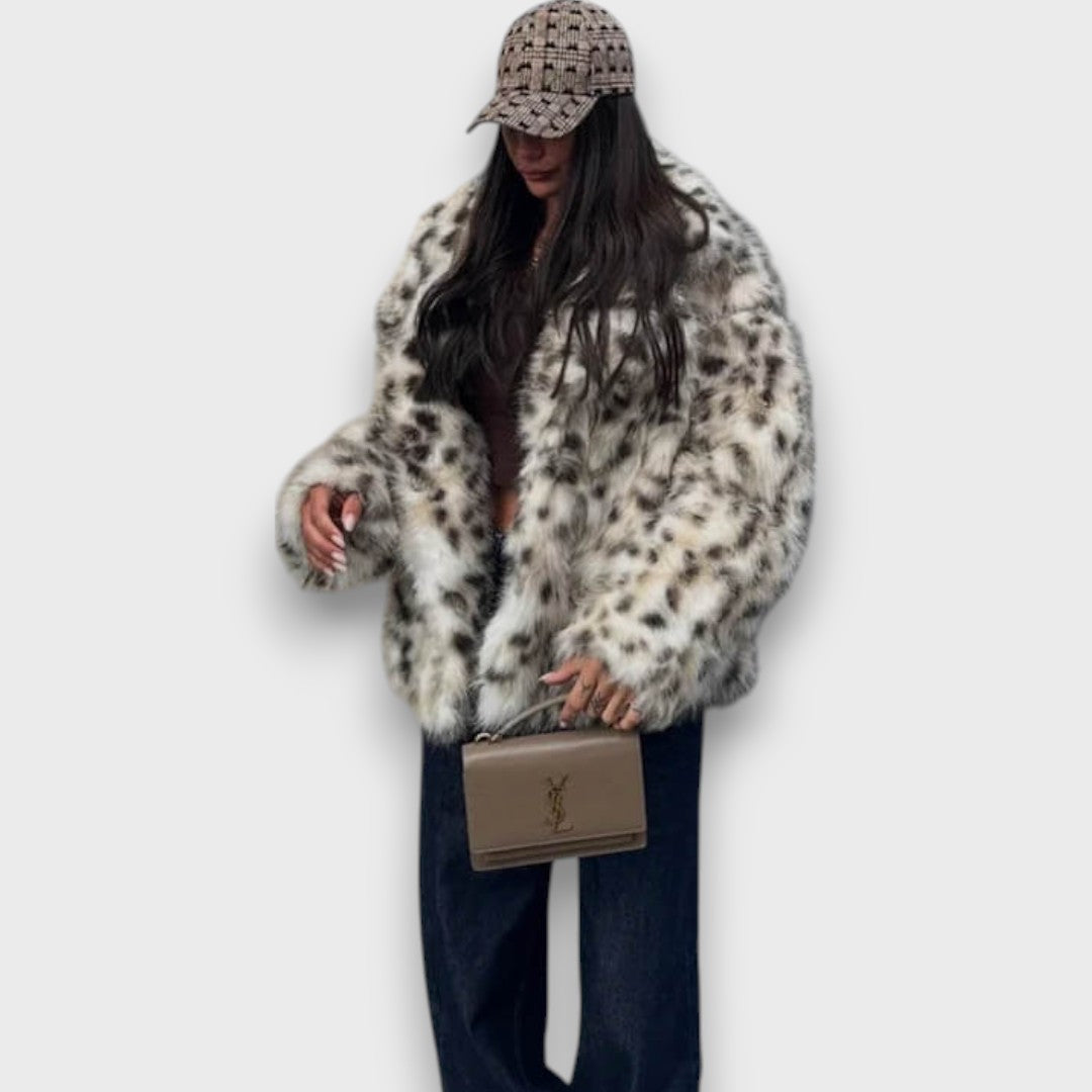 Mile | Luxury Eco-Fur in Deep Bordeaux