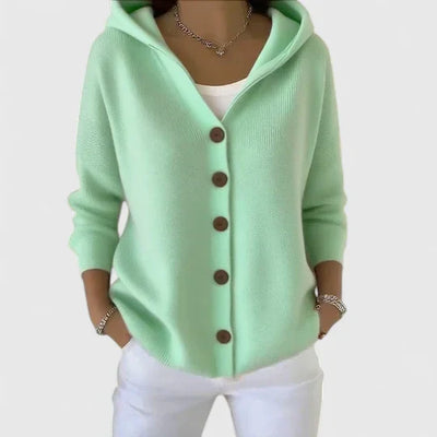 Leya | Soft Knit Cardigan with Hood