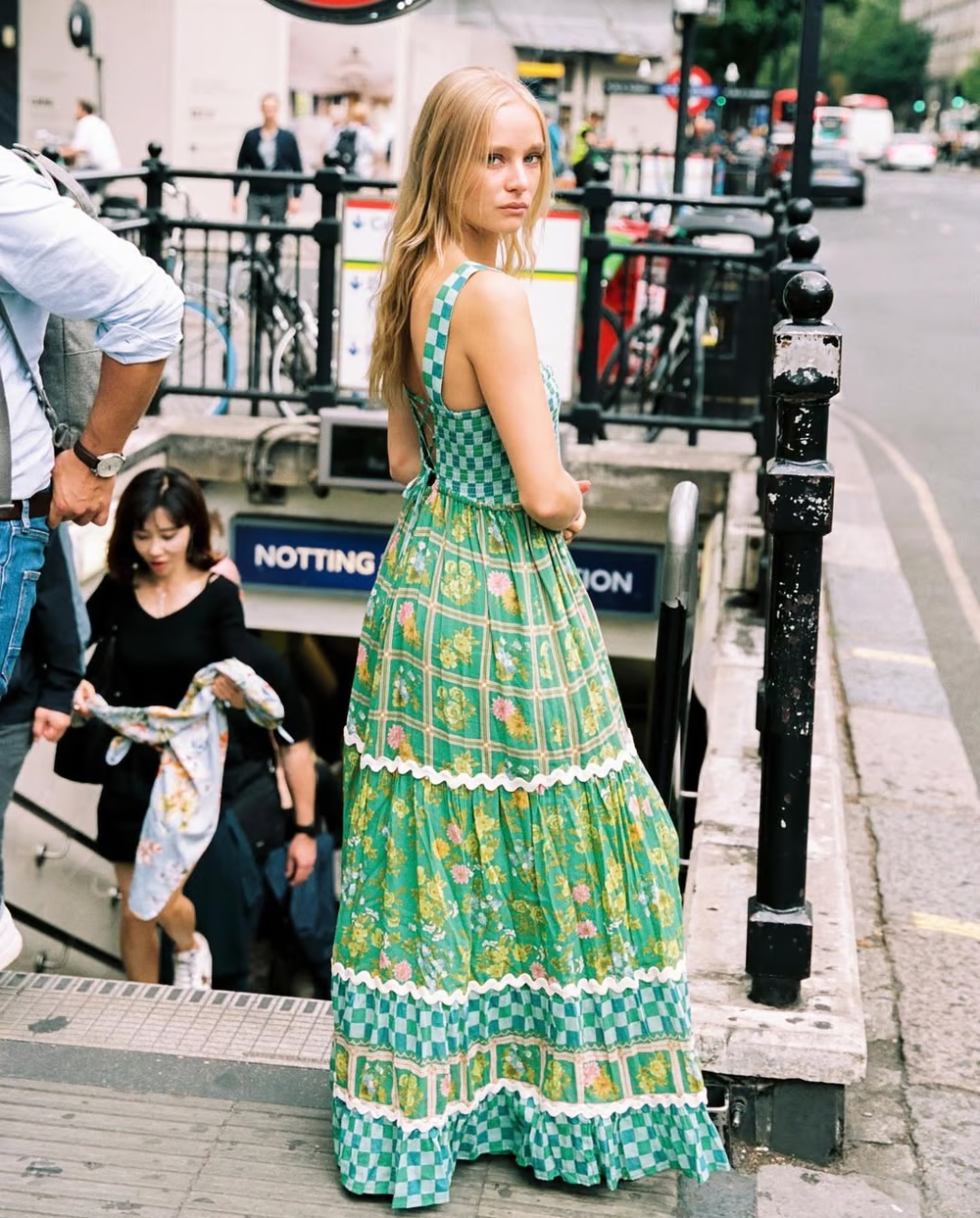 Basil - Sunshine Dreams Boho Maxi Dress