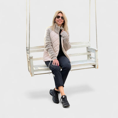 Nora | Women’s Patchwork Knit Jacket