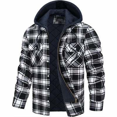 Einar | Lined Flannel Shirt with Hood