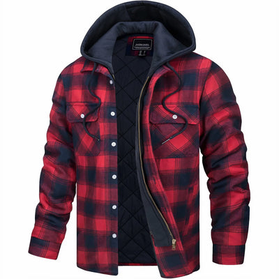 Einar | Lined Flannel Shirt with Hood