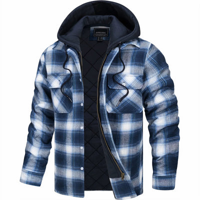 Einar | Lined Flannel Shirt with Hood