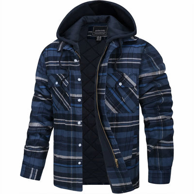 Einar | Lined Flannel Shirt with Hood